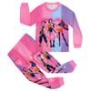 Kids Children Girls Anime Movie POP Singer Super Star Printed Casual Long Sleeves T Shirt + Pants Trousers Clothes Set
