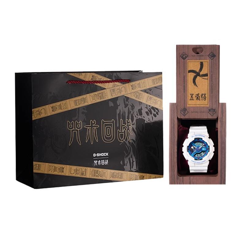 CASIO Men Liquid Crystal/Analog Dual Display Series Blue Watch GA-110JUJ24-7PFZ