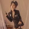 Сексуальное белье Pure Desire Queen Call Police Officer Uniform Cos Policewoman Temptation Tight Hip-band Onesie
