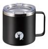 Captain Stag HD Mug, Double Stainless Steel, Vacuum Insulated, Keeps Drinks Hot or Cold, with Lid, 450ml, Black, UE-3495