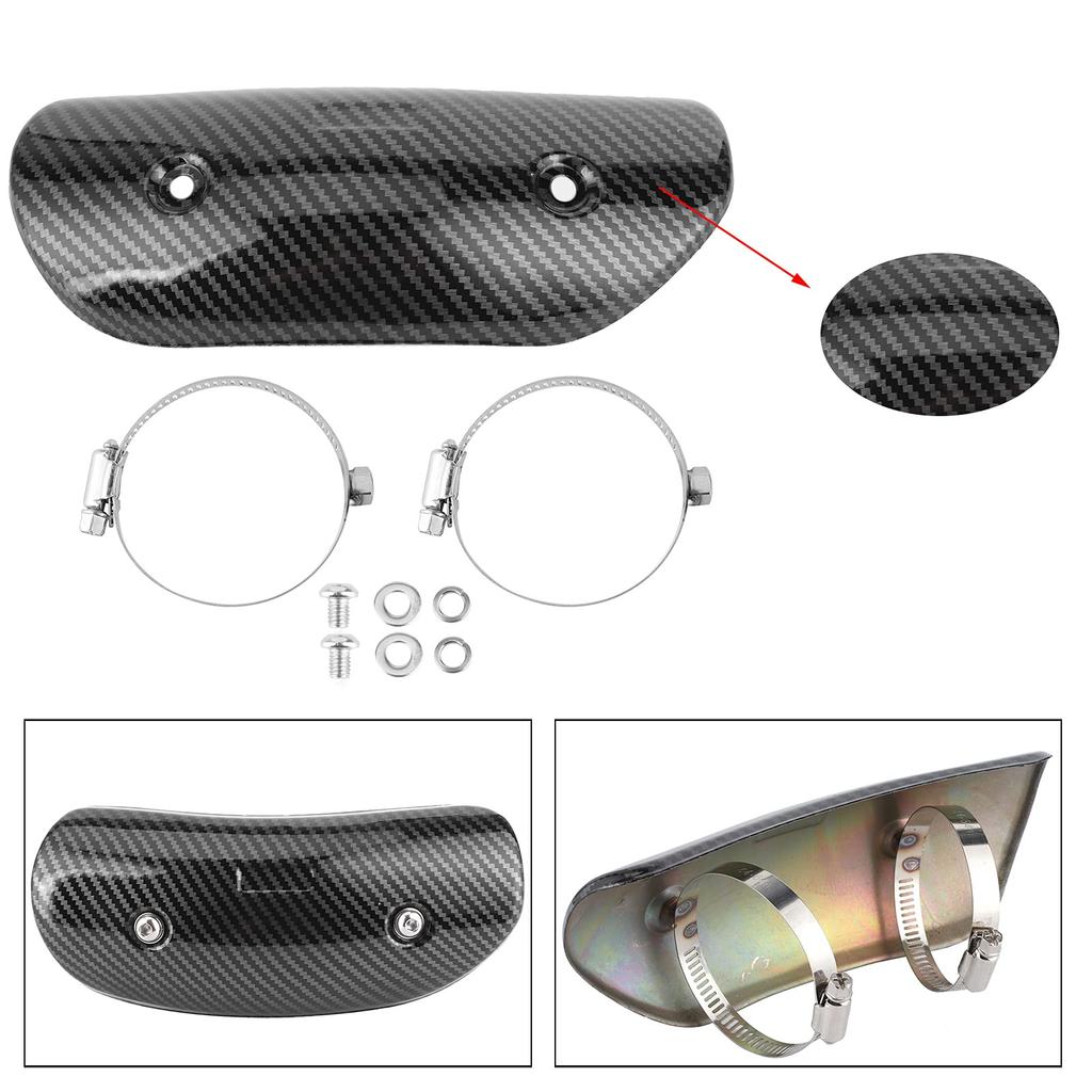 Exhaust Heat Guard, Pipe Heat Cover, Motorcycle Exhaust Middle Pipe
