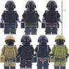 Military Ghost Special Police Doll Suit Vest Backpack Belt Assembly Accessories Building Block