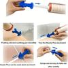 3Pcs/Set DIY Caulking Tool Blue Caulk Nozzle Applicator  for Kitchen Bathroom Window