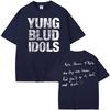 Youngblud Idols The World Tour 2026 T Shirts for Unisex Women Gothic Hip Hop Streetwear Tshirts 100 Cotton Oversized T Shirt Tops