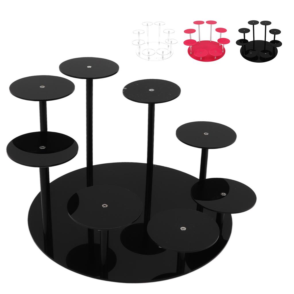 Акриловые подставки для кексов, устойчивая круглая аниме-фигурка, кукла, подставка для показа на свадьбу, день рождения