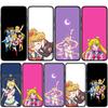 Чехол для iPhone 17 16 15 Xiaomi Poco Redmi Note 14 13 12 11 Pro Max 9 16e Samsung Galaxy S25 S24 S23 OPPO Huawei Sailor Cartoon Moon Чехол для телефона