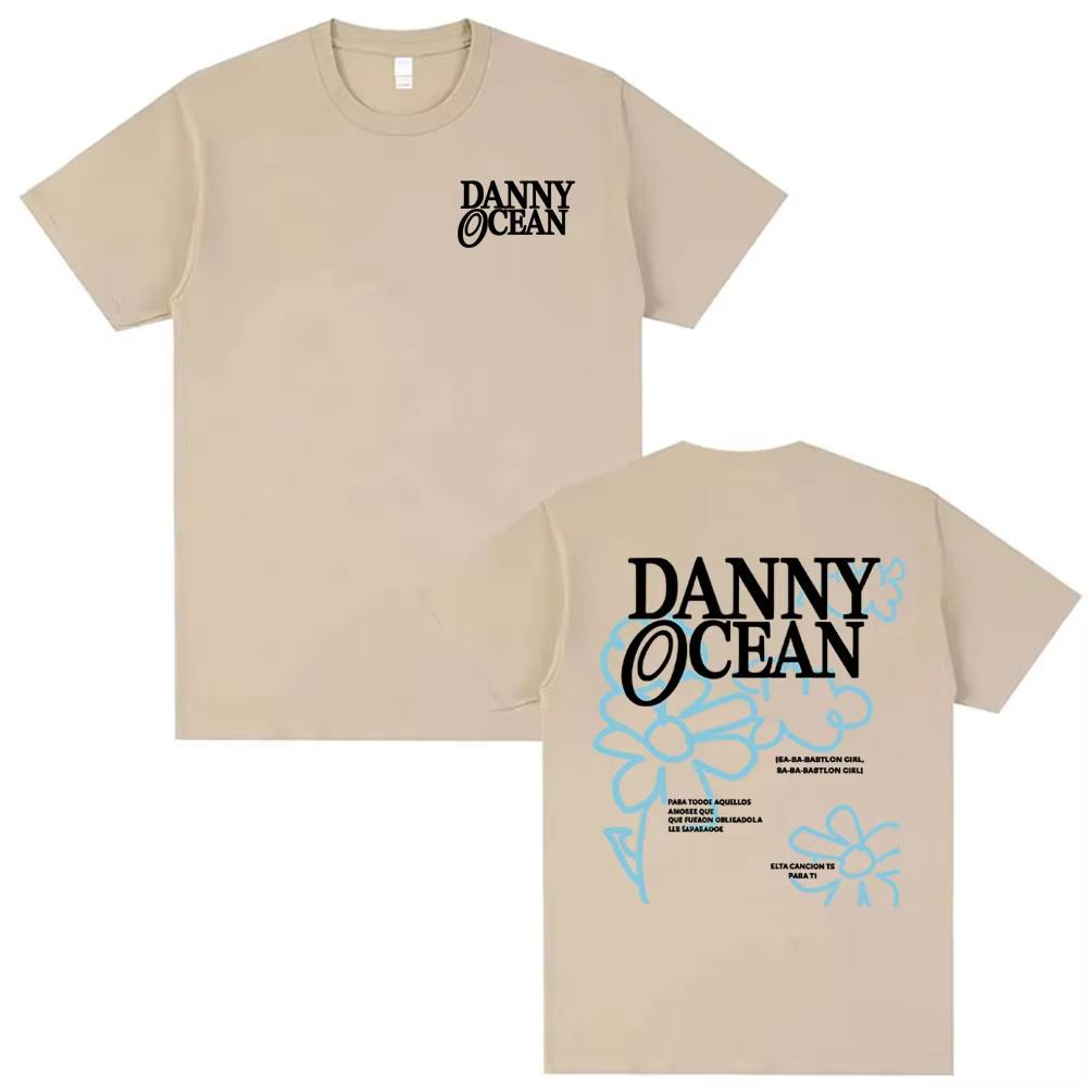 Danny Ocean Babyloh Girl Printed Tee Shirt Men Women Clothing Fashion Aesthetic Tshirt pure Cotton Pop music Streetwear