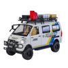 1/24 Alloy Die-cast Mitsubishi VAN Off-road Vehicle Model, Simulated Sound and Light, Children's Toy Car, Removable Accessories, Boys' Gift