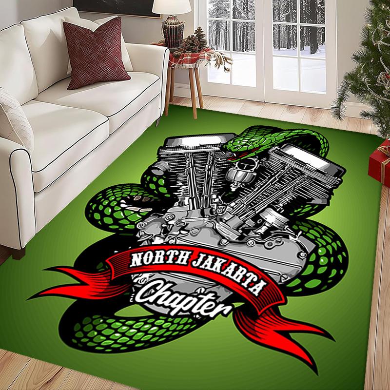 Vintage Custom Motors California carpet Living room and bedroom mats Doormat Room Dormitory decoration Doormat