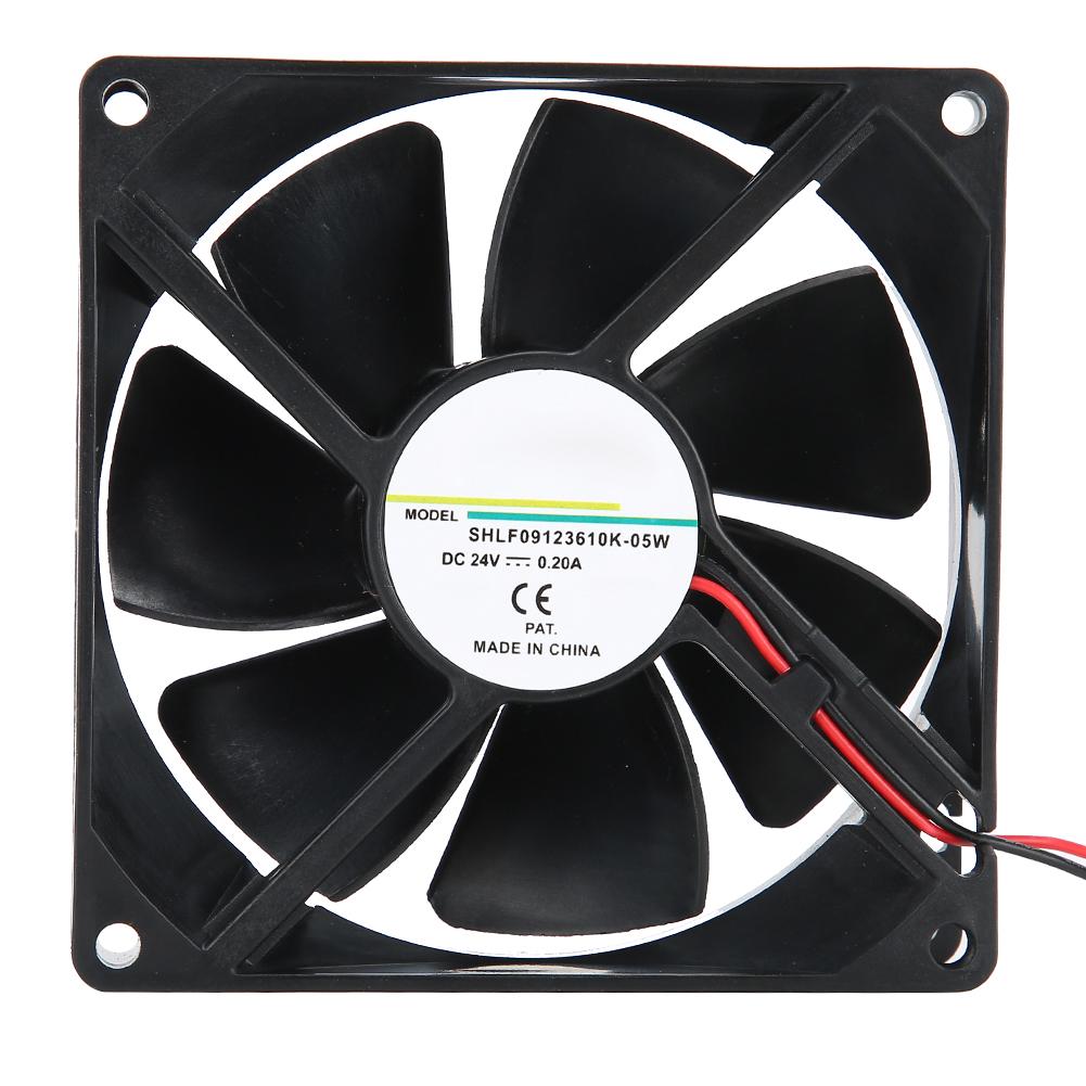 Fan 24V 0.20A 9cm Double Balls Cooling Fan for Frequency Converter Electric Welding Machine