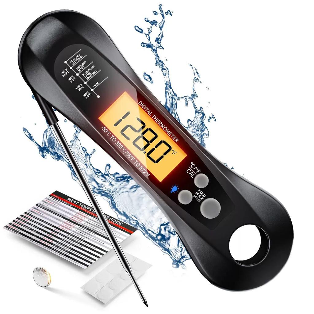 Meat Thermometer for Cooking Instant Read Digital Milk Food Thermometer with Backlight Magnet Kitchen Thermometer Bottle Opener 4