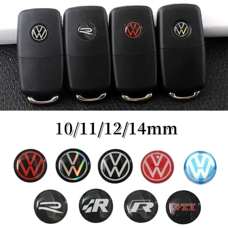 ·Наклейка на ключ автомобиля Аксессуары для брелока автоуправления Для Volkswagen VW Rline R GTI Golf Polo Passat Magotan Tiguan Bora Jetta T-RO 6SDA