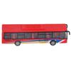 Bus Model Toy Alloy Red Lifelike Vivid Small Portable Bus Model Bus Car Ornament Gift for Above 3