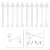 Нос s , Пластиковые одноразовые шпатели для ноздрей, носа, бровей, удаления волос на лице.