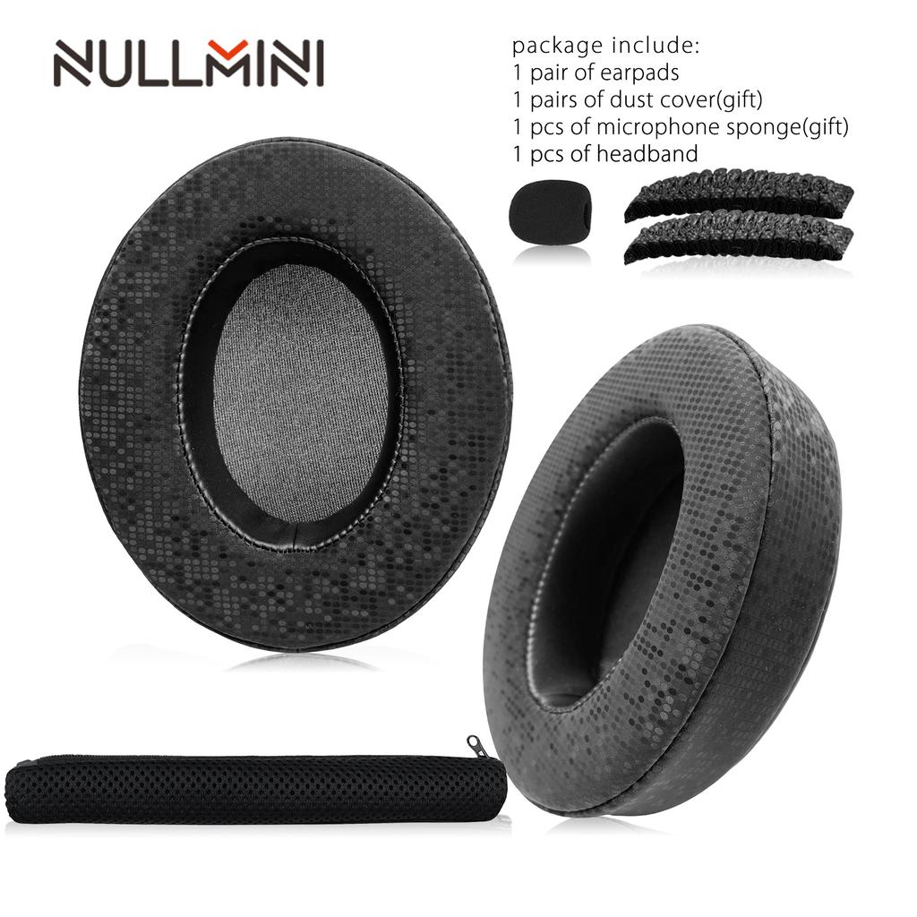 NullMini Replacement Earpads For Trust Gaming GXT 414 Zama Headphone Cooling Gel Earmuffs Ear Cover Headband Headbeam