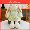 Cute Blossom Lop Eared Rabbit Plush Toy Gift For Friends Home Decor With Short Pile Material