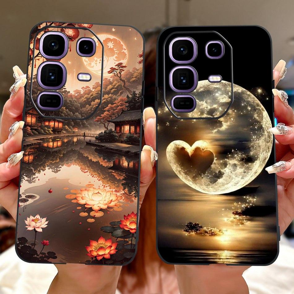 Для Infinix Note 50 Pro+ Note50 Pro 4G Крутой Чехол для Телефона с Рисунком Дракона и Тигра Для Infinix Note50 Pro Plus Мягкие Силиконовые TPU Чехлы
