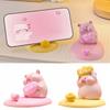 Lovely Pig Phone Holder Creative Mobile Phone Bracket Unique Cute Pig Phone Rack Car Ornament