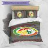 Senegal 3pcs Bedding Set Duvet Cover Closure Includes 1 Duvet Cover & 2 Pillowcases for All Seasons Bedroom Home Dorm Decor