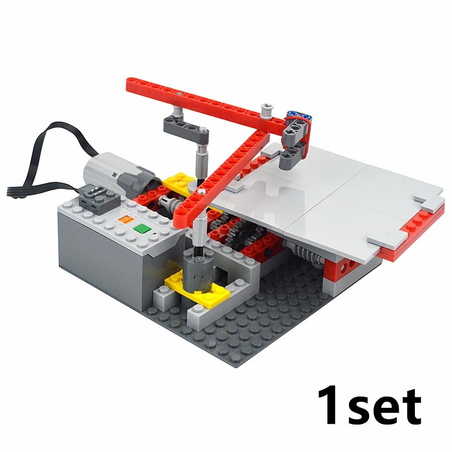 MOC 5110 Электродвигатель для плоттера Кирпичики Рисовальная машина Сборка Строительные блоки Креативные детские игрушки Подарок на день рождения