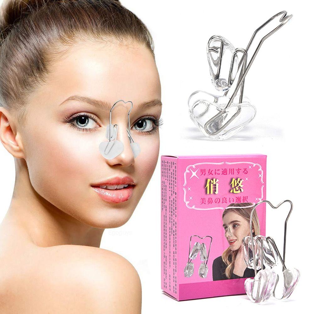 Slimming Massager Reshape Nose Up Shaper Nose Straightener Silicone Nose Lifter Nose Shaper Clip