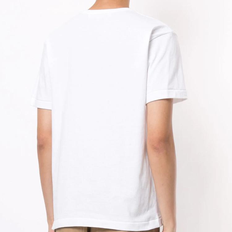 CDG Play Double Red Heart T-shirt White AZ-T288-051-2