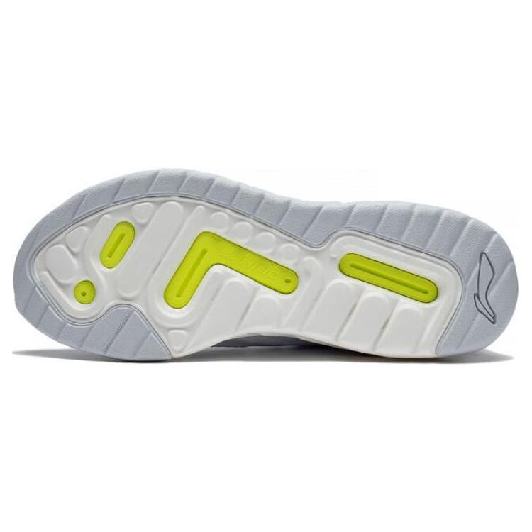 Li Ning Побалуй себя 1.0 Износостойкая Амортизация Дышащие Низкие Беговые Кроссовки Мужские Сине-Фиолетовые ARST029-4
