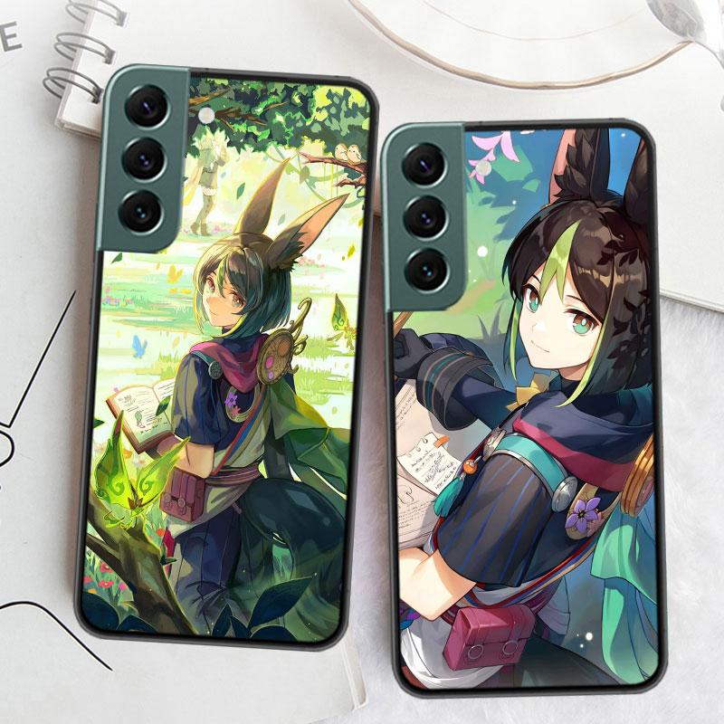 Чехол для телефона Genshin Impact Тигнари для Samsung Galaxy S22 S25 Ultra S21 S10 Plus S26 Edge S20 S23 S24 FE Силиконовый Мягкий