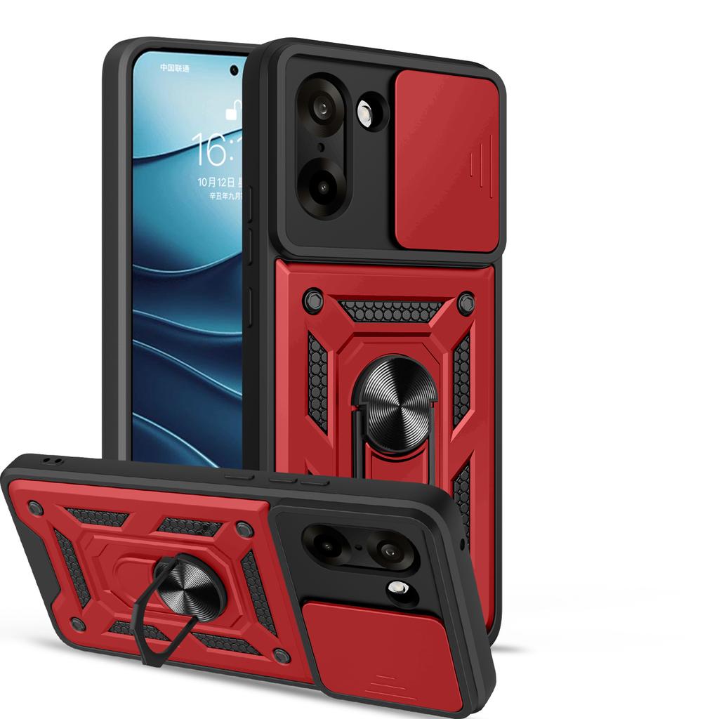 Чехол для Oneplus Nord CE 5 5G ACE 5 Racing Case Слайд-камера Кольцо-подставка Ударопрочная крышка для Oneplus ACE 5 Racing Capa
