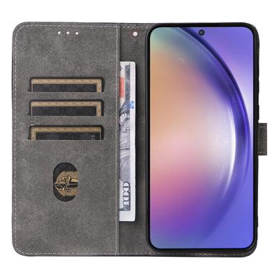 Чехол-подставка для Samsung Galaxy A55 5G, противоударный корпус, кошелек-чехол для телефона с RFID-защитой