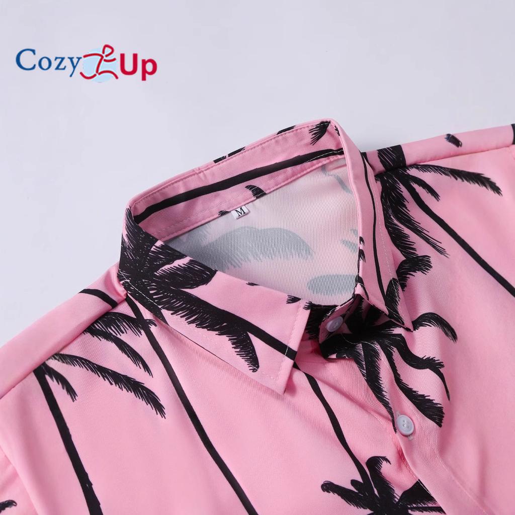 Мужская рубашка с коротким рукавом, озерно-голубая, черная, розовая, в полоску, принтованная, мужская, летняя, повседневная, 2025 г., новинка