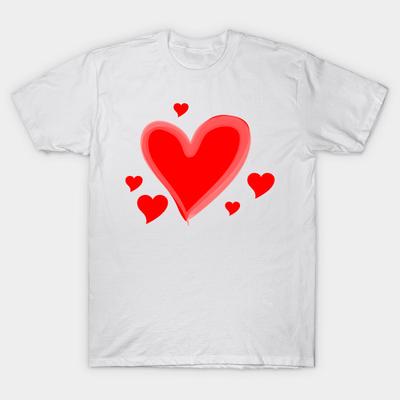 Футболка женская Love Heart Valentines Harajuku Print Kawaii футболка летняя с коротким рукавом женская футболка топ футболка