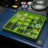 Multiple Compartments 3D Printed Tray Smooth Surface Repair Sorting Holder Workbench Use