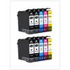 10 Pack Compatible Ink Cartridges for 16XL - 4BK/2C/2M/2Y( 4Black / 2Cyan / 2Magenta / 2Yellow )