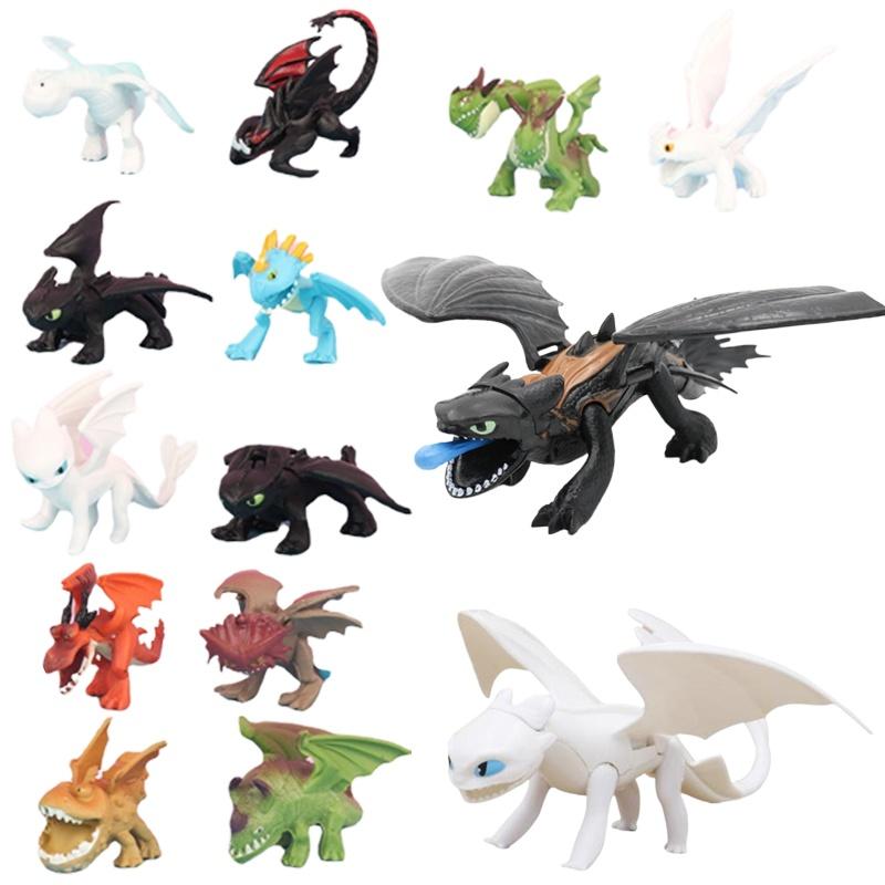 Коллекция фигурок Dreamworks Dragons Мини-набор Беззубик для детей и тренеров драконов в возрасте от 4 лет и старше