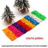 500 г Разноцветная галька: Декоративные камни для цветочных горшков, суккулентов и ландшафтного дизайна прудов