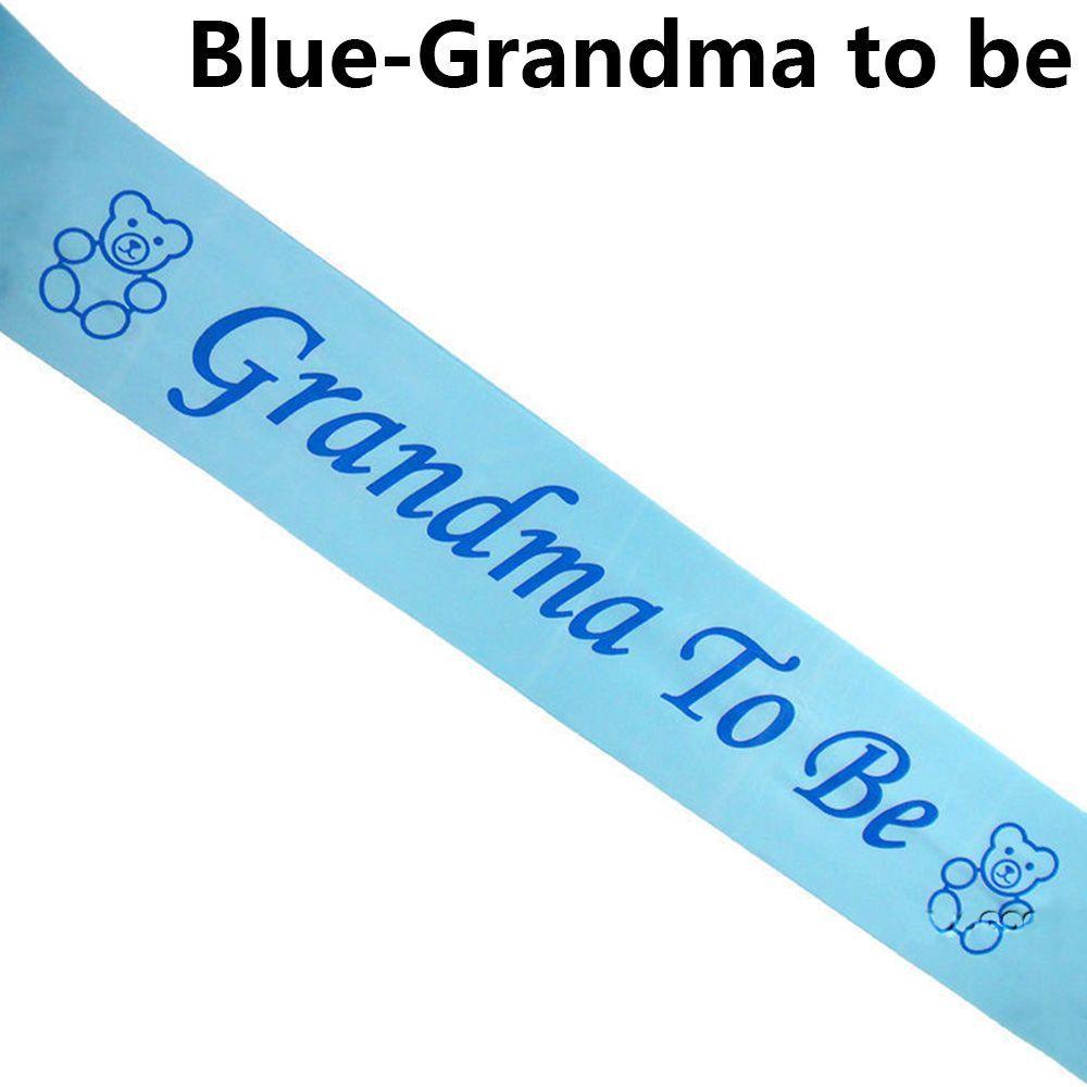 Fashion Mommy To Be Newborn Party Decoration Mom Favor Gift Footprint Sash Boy Girl