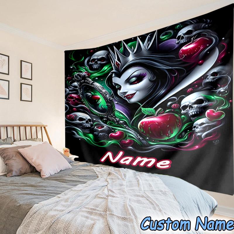 Custom Name Tapestry Villains Tapestry, Unique Design Tapestry, Suitable for Bedroom,Livingroom, Playroom,Heartwarming Fan Holiday Gifts