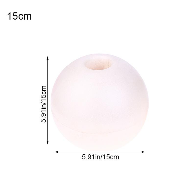 1Pc Round Buoy Deep Water Rope Floats Crab Pot Markers Net Drift Foam Buoy Float For Jet Ski Kayak Anchors Line Boats Dock Float