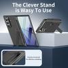 Чехол для Samsung Galaxy Galaxy Z Fold 7 6 5 4 3 с держателем для S Pen и стилусом, Невидимая подставка, Встроенная защитная пленка для экрана, Защитные бамперы для телефона