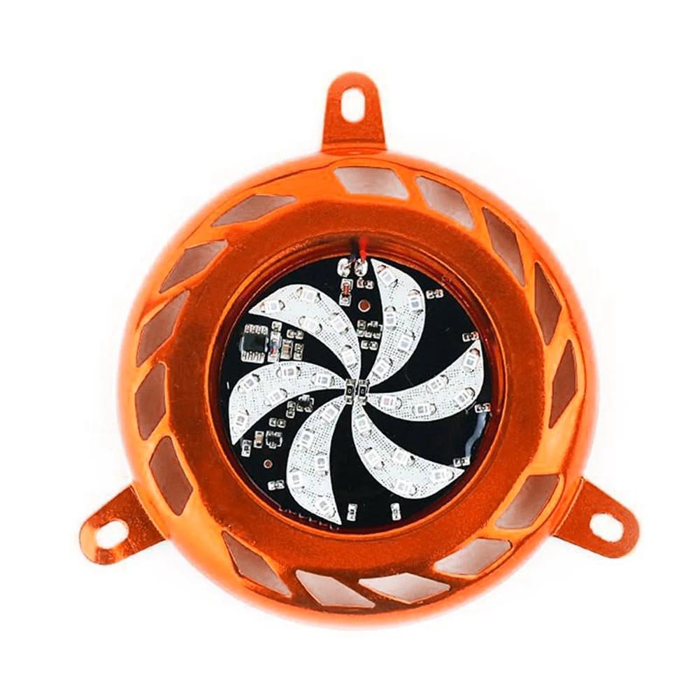 Мотоцикл Красочный Светодиодный Свет Крышки Радиатора Крышка Воздухозаборника Защита Радиатора Защитная Крышка Решетка Вращающегося Вентилятора Защита