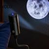 USB Проекторная Лампа с 2 Пленками, Луна и Млечный Путь, Светодиодная Проекция, Освещение Атмосферы Салона Автомобиля, Вращение на 360 Градусов для Автомобиля, Спальни