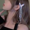 Chic Butterfly Tassel Rhinestone Hair Clip Hairpin for Stylish Bangs