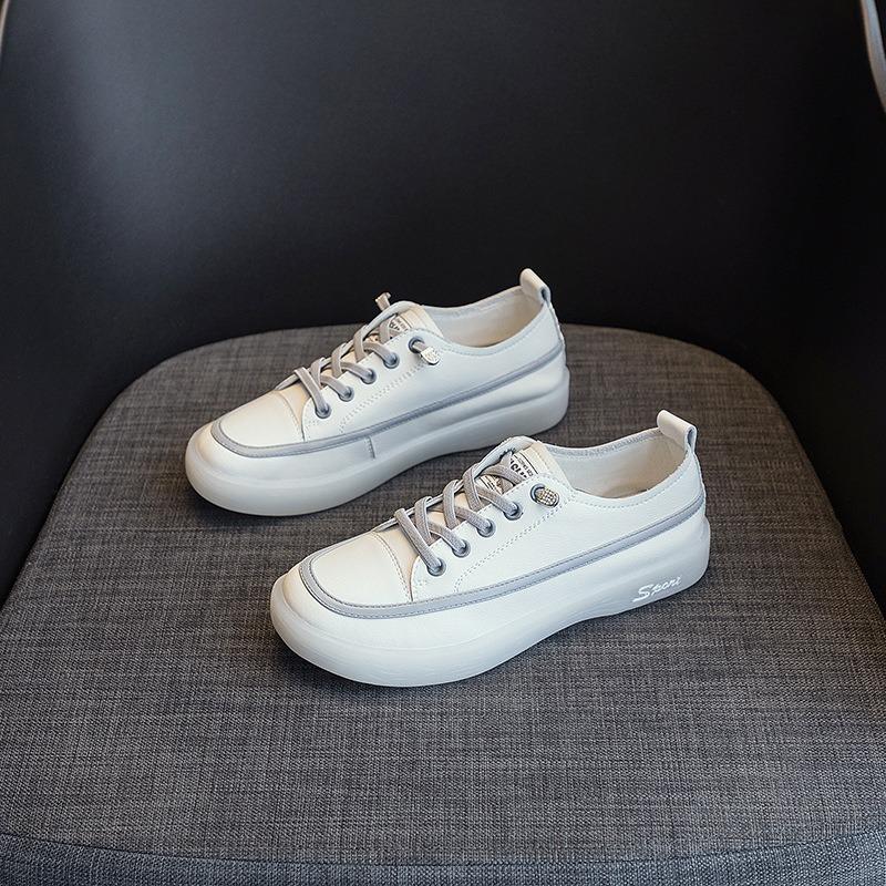 Белые туфли Повседневная обувь на плоской подошве