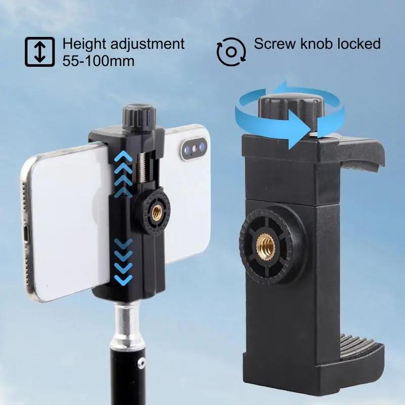 Universa Tripod Stand Phone Clip 1/4-дюймовый держатель с винтовым отверстием для штатива, аксессуары для мобильных смартфонов, подставка для крепления