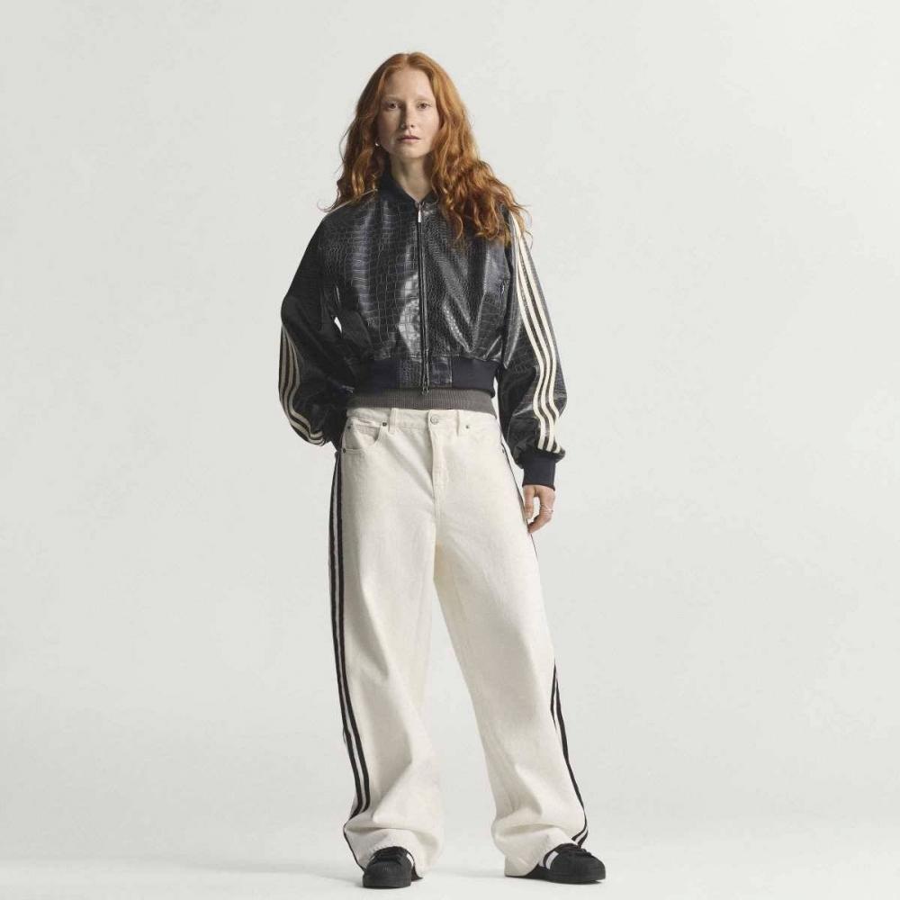adidas Женская модная куртка из искусственной кожи Sst Ke5035
