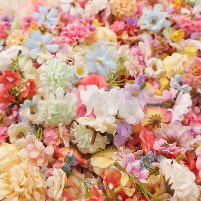 20/50 шт. Смесь Искусственных Цветов Шелковая Роза Головки Искусственных Цветов для Домашнего Декора Свадебного Декора Поделки Гирлянды Аксессуар для Подарков