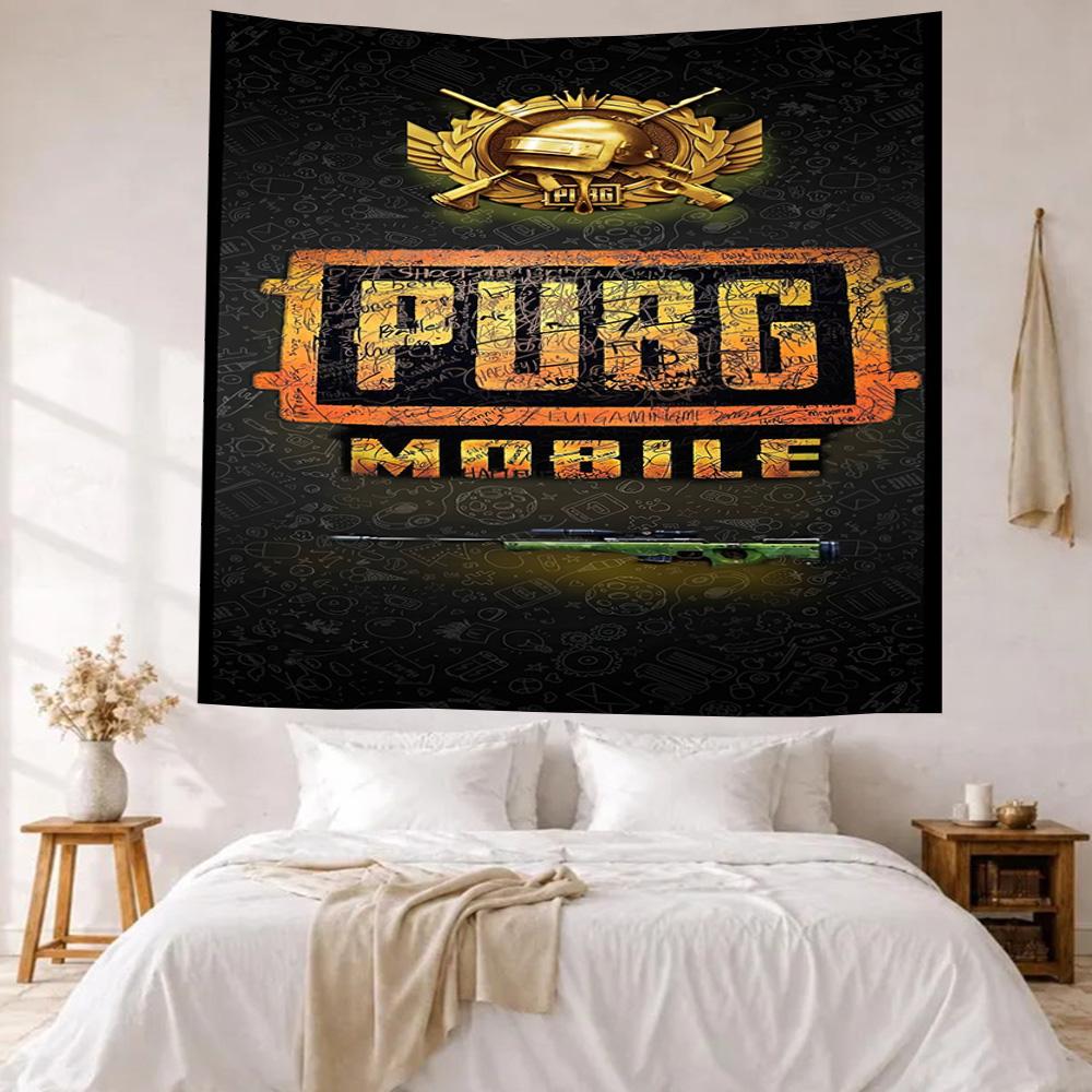 Pubg Mobile Wall Decor Tapestry Art For Pet Memorial Birthdaywedding Party Backdrop Family Gift