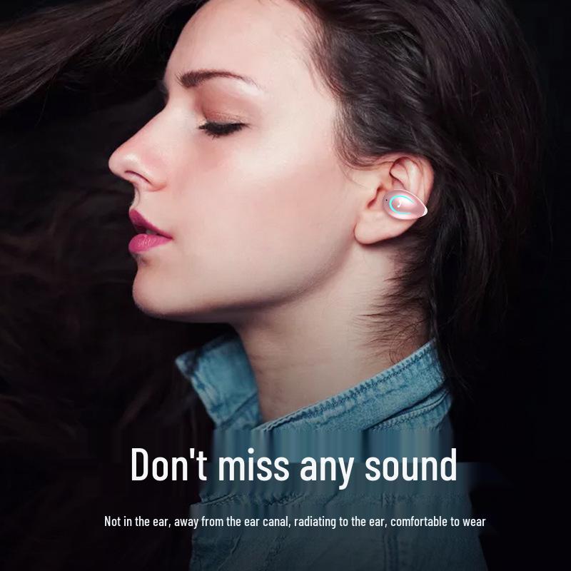 YX-08 Bluetooth-наушники-вкладыши TWS с зажимом для уха, стерео