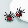Women Funny Drop Earrings Titanium Steel Alloy Pendant Earrings Acrylic Colorful Crystal Spider Geometric Ear Ornaments